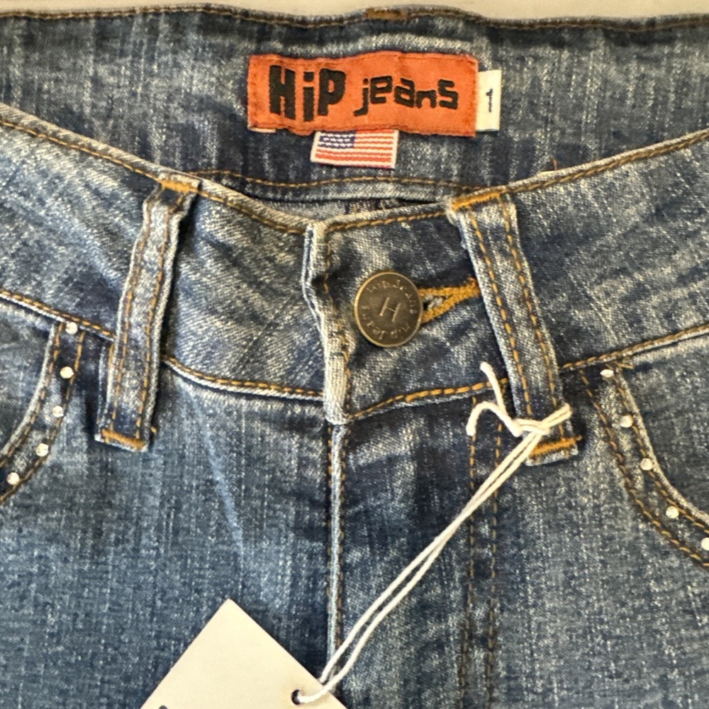 h.i.p. Women's Capri Jeans Lot 6 Pairs / Junior Sizes 1 & 5 Blue Classic Denim - Picture 14 of 16